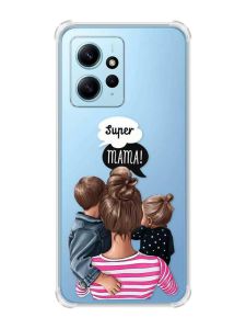 Чохол з потовщеними кутами на Xiaomi Redmi Note 12 4G :: Супер Мама (принт 29)