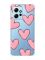 Чохол з потовщеними кутами на Xiaomi Redmi Note 12 4G :: Сердечка рожеві (принт 78)