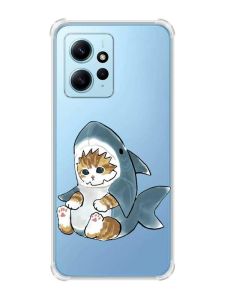 Чохол з потовщеними кутами на Xiaomi Redmi Note 12 4G :: Кошеня (принт 120)