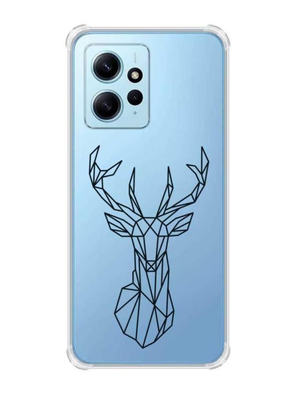 Чохол з потовщеними кутами на Xiaomi Redmi Note 12 4G :: Олень (принт 128)