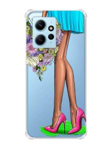 Чохол з потовщеними кутами на Xiaomi Redmi Note 12 4G :: Квітковий настрій (принт 226)