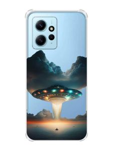 Чохол з потовщеними кутами на Xiaomi Redmi Note 12 4G :: Тарілка UFO (принт 241)