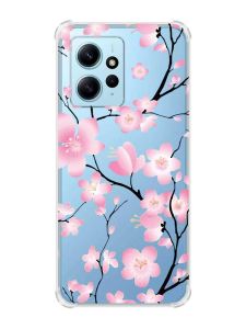 Чохол з потовщеними кутами на Xiaomi Redmi Note 12 4G :: Квітуча сакура (принт 282)