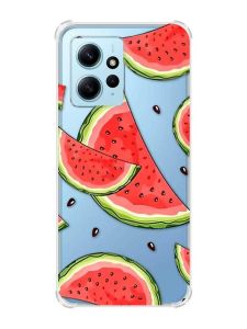 Чохол з потовщеними кутами на Xiaomi Redmi Note 12 4G :: Скибки кавуна (принт 342)