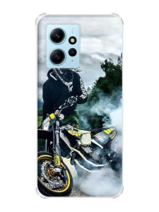 Чохол з потовщеними кутами на Xiaomi Redmi Note 12 4G :: Мото Драйв (принт 68)