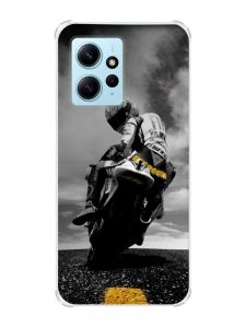 Чохол з потовщеними кутами на Xiaomi Redmi Note 12 4G :: Мото (принт 69)