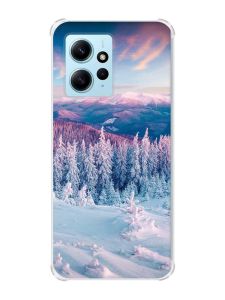 Чохол з потовщеними кутами на Xiaomi Redmi Note 12 4G :: Зимові гори (принт 163)