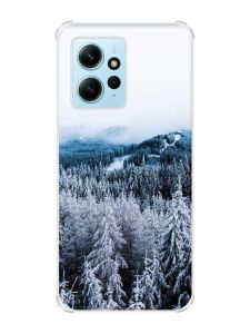 Чохол з потовщеними кутами на Xiaomi Redmi Note 12 4G :: Зимовий ліс (принт 164)