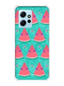 Чохол з потовщеними кутами на Xiaomi Redmi Note 12 4G :: Веселі кавунчики (принт 348)