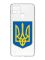 Прозорий чохол на Realme C21Y :: Тризуб Україна (принт 256)