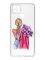 Чохол з потовщеними кутами на Realme C21 :: Дівчина з бузком (принт 7)