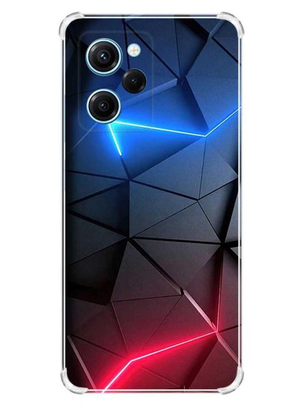 Чохол з потовщеними кутами на Xiaomi Redmi Note 12 Pro Speed 5G :: Рельєфний фон (принт 36)