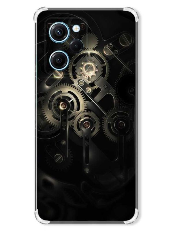 Чохол з потовщеними кутами на Xiaomi Redmi Note 12 Pro Speed 5G :: Механізм (принт 238)