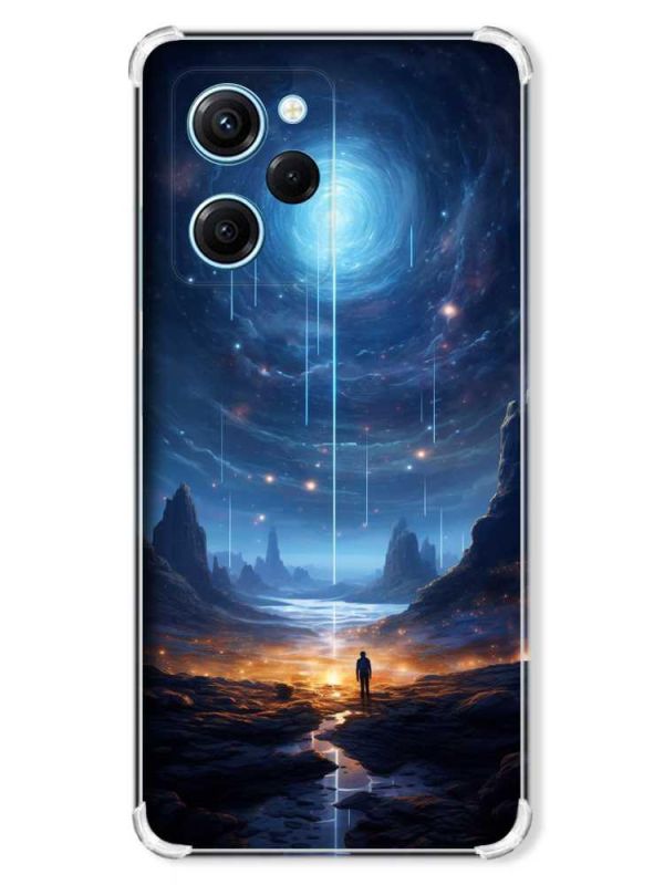 Чохол з потовщеними кутами на Xiaomi Redmi Note 12 Pro Speed 5G :: Космос (принт 244)