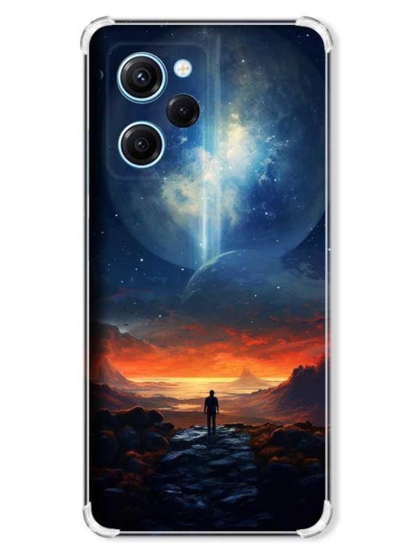 Чохол з потовщеними кутами на Xiaomi Redmi Note 12 Pro Speed 5G :: Космос (принт 247)