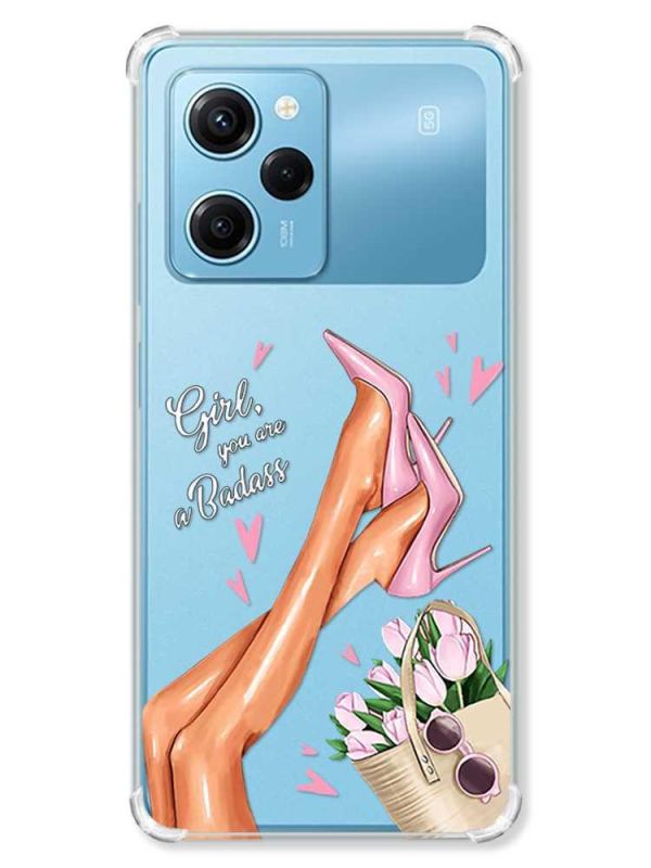 Чохол з потовщеними кутами на Xiaomi Redmi Note 12 Pro Speed 5G :: Ніжки (принт 62)