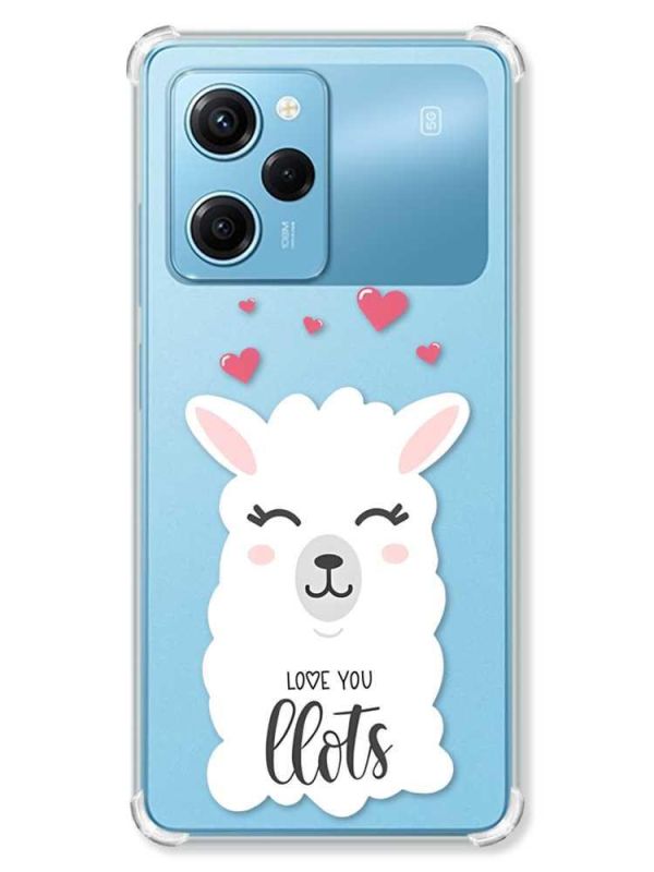 Чохол з потовщеними кутами на Xiaomi Redmi Note 12 Pro Speed 5G :: Лама (принт 94)