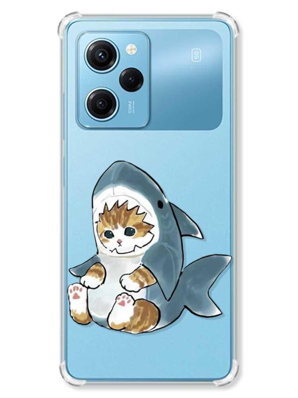 Чохол з потовщеними кутами на Xiaomi Redmi Note 12 Pro Speed 5G :: Кошеня (принт 120)