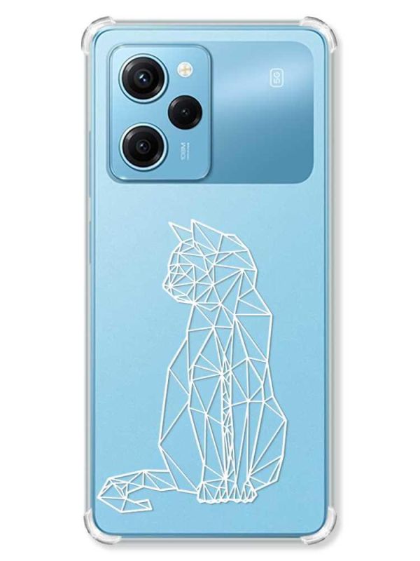 Чохол з потовщеними кутами на Xiaomi Redmi Note 12 Pro Speed 5G :: Котик (принт 125)