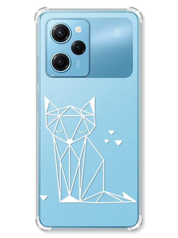 Чохол з потовщеними кутами на Xiaomi Redmi Note 12 Pro Speed 5G :: Лисиця (принт 127)