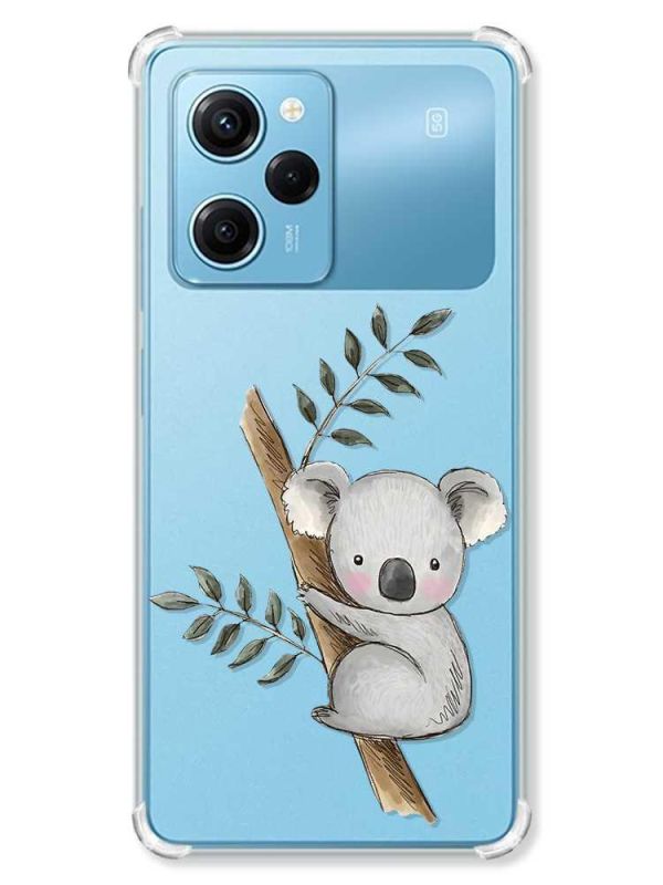 Чохол з потовщеними кутами на Xiaomi Redmi Note 12 Pro Speed 5G :: Коала (принт 132)