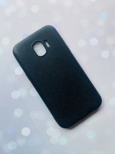 Силіконовий чохол з тисненням для Samsung Galaxy J2 Pro 2018 J250 Чорний