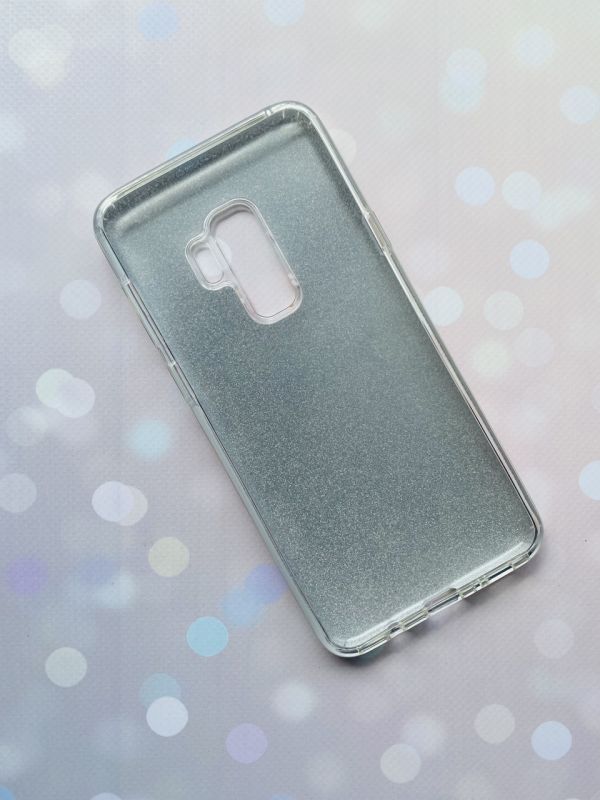 Силіконовий блискучий чохол для Samsung S9 plus Новорічна ялинка