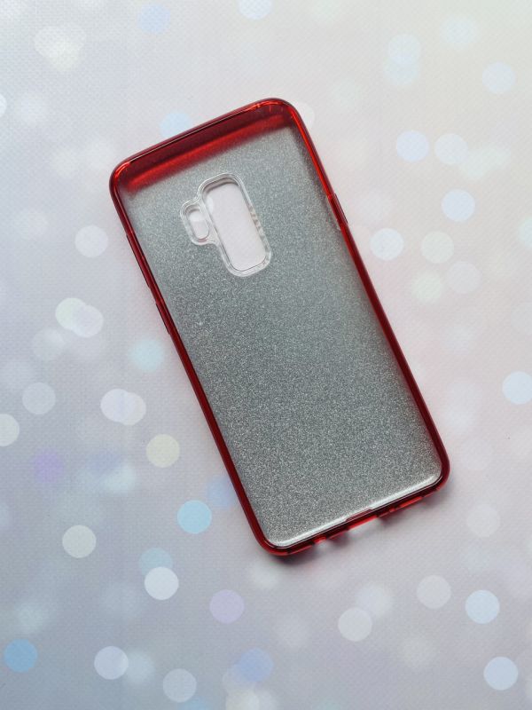 Силіконовий блискучий чохол для Samsung Galaxy S9 Plus Новорічні подарунки