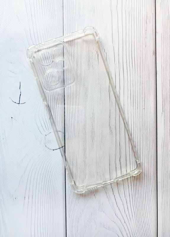 Прозорий силіконовий чохол з потовщеними кутами для Xiaomi Redmi Note 12 Pro Speed 5G