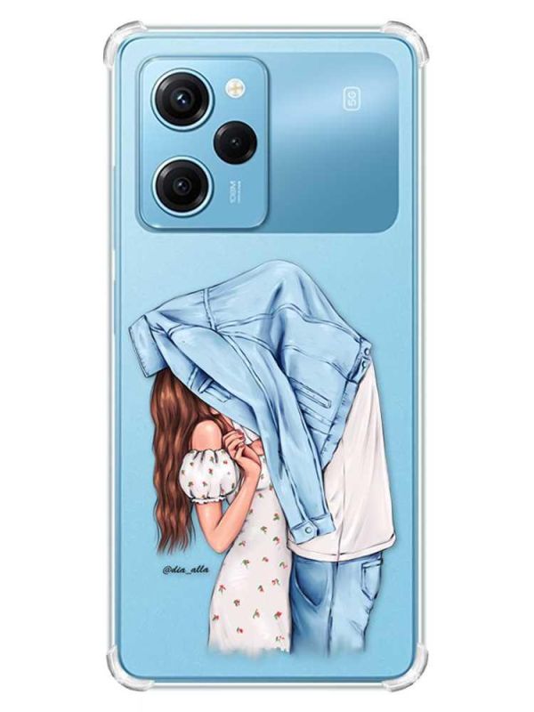 Чохол з потовщеними кутами на Xiaomi Redmi Note 12 Pro Speed 5G :: Поцілунок (принт 33)