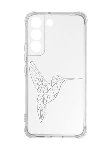 Чохол із потовщеними кутами на Samsung Galaxy S22 :: Колібрі (принт 123)