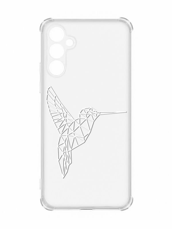 Чохол із потовщеними кутами на Samsung Galaxy A54 5G/A546 :: Колібрі (принт 123)