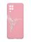 Матовий рожевий чохол на Samsung Galaxy A12 :: Колібрі (принт 123)