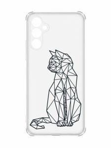 Чохол з потовщеними кутами на Samsung Galaxy A34 5G :: Котик (принт 124)