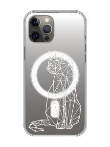 Магнітний чохол на iPhone 12 Pro Max із підтримкою MagSafe :: Котик (принт 125)