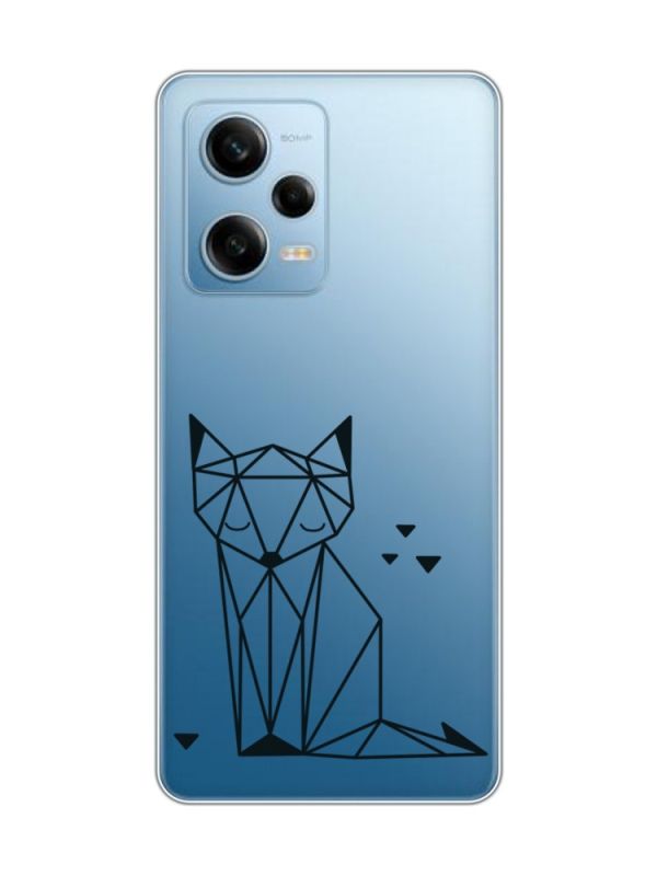 Прозорий чохол на Xiaomi Redmi Note 12 5G :: Лисиця (принт 126)