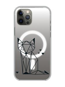 Магнітний чохол на iPhone 12 Pro Max із підтримкою MagSafe :: Лисиця (принт 126)