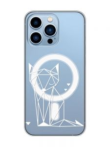 Магнітний чохол на iPhone 13 Pro Max із підтримкою MagSafe :: Лисиця (принт 127)