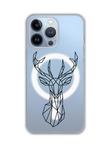 Магнітний чохол на iPhone 13 Pro (6.1) із підтримкою MagSafe :: Олень (принт 128)