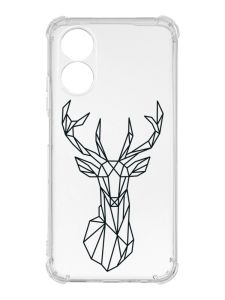 Чохол із потовщеними кутами на Oppo A17 :: Олень (принт 128)