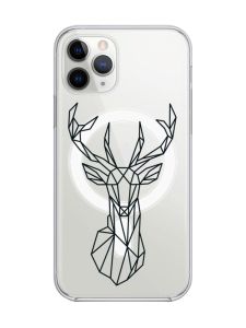 Магнітний чохол на iPhone 11 Pro Max із підтримкою MagSafe :: Олень (принт 128)