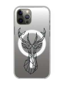 Магнітний чохол на iPhone 12 Pro Max із підтримкою MagSafe :: Олень (принт 128)