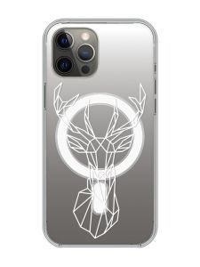 Магнітний чохол на iPhone 12 Pro Max із підтримкою MagSafe :: Олень (принт 129)