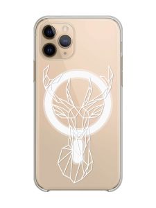 Магнітний чохол на iPhone 11 Pro із підтримкою MagSafe :: Олень (принт 129)