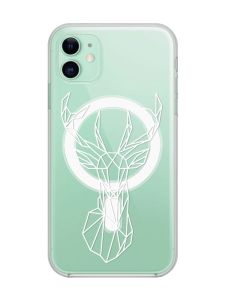 Магнітний чохол на iPhone 11 із підтримкою MagSafe :: Олень (принт 129)