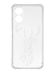 Чохол із потовщеними кутами на Oppo A17 :: Олень (принт 129)