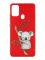 Матовий червоний чохол на Samsung Galaxy M30s/M21 :: Коала (принт 132)