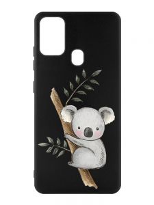 Матовий чорний чохол на Samsung Galaxy M30s/M21 :: Коала (принт 132)
