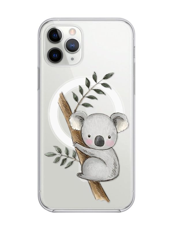 Магнітний чохол на iPhone 11 Pro Max із підтримкою MagSafe :: Коала (принт 132)