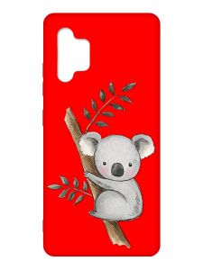 Матовий червоний чохол на Samsung Galaxy A32 :: Коала (принт 132)